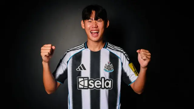 Newcastle United's Seung-soo Park