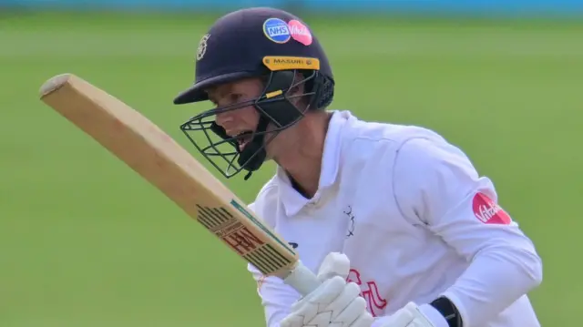 Felix Organ batting for Hampshire