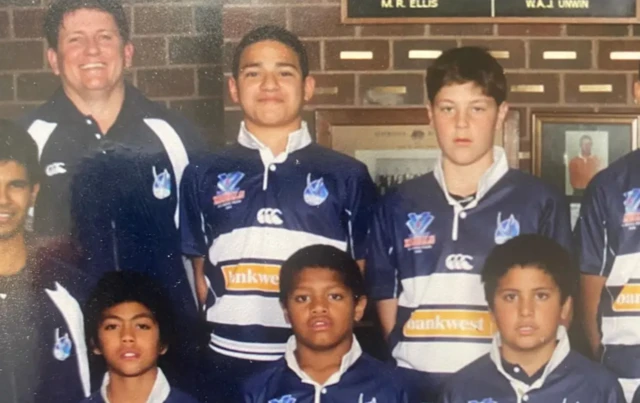 Rob Valetini in an old rugby photo