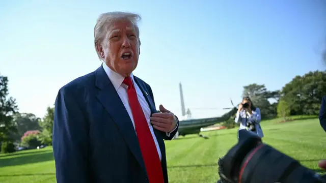 Trump at the White House