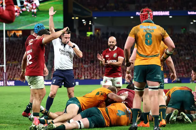 Lions try celebrations