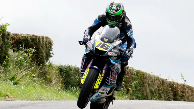 Mike Browne on his BPE by Russell Racing Yamaha