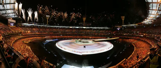 Melbourne Cricket Ground fireworks