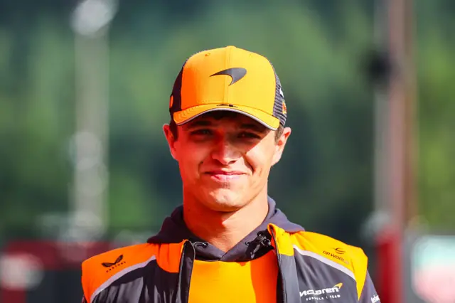 Lando Norris at the Belgian Grand Prixg