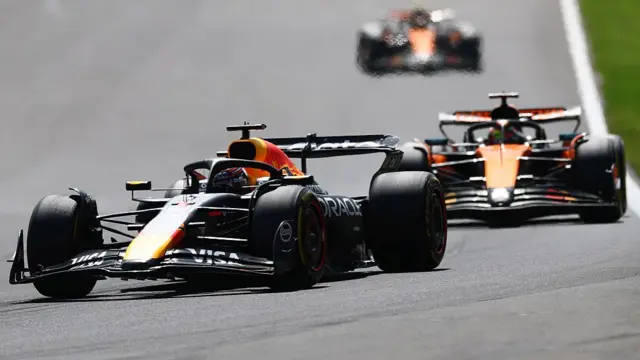 Verstappen leads Piastri and Norris at the Belgian GP Sprint