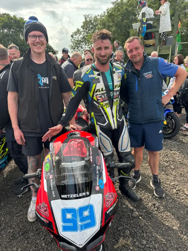 Race winner Sean Brolly