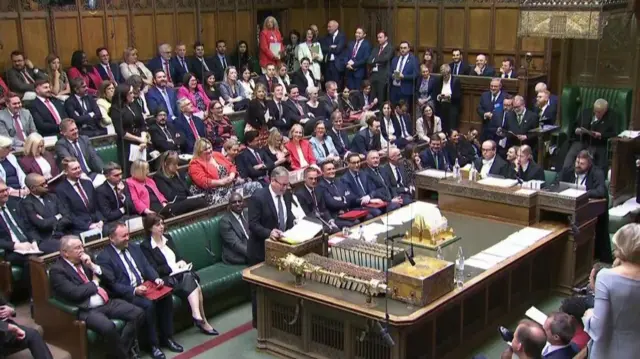 Screen grab of Prime Minister Sir Keir Starmer speaking during Prime Minister's Questions in the House of Commons