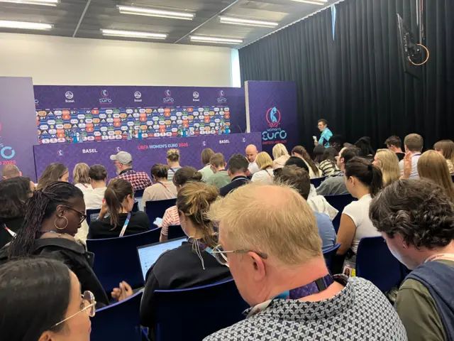 England press conference