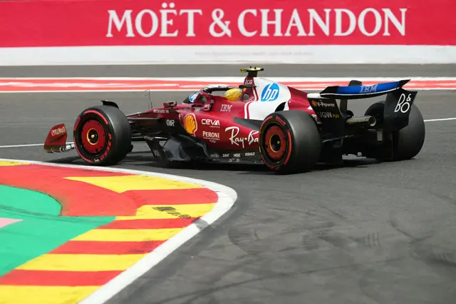 Lewis Hamilton at the Belgian Grand Prix