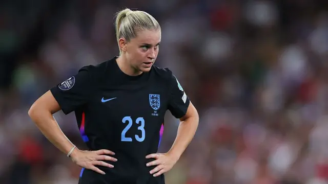 Alessia Russo of England during the UEFA Women's EURO 2025 Semi-Final match between England and Italy at Stade de Geneve