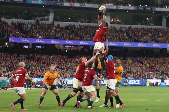 British and Irish Lions' Maro Itoje