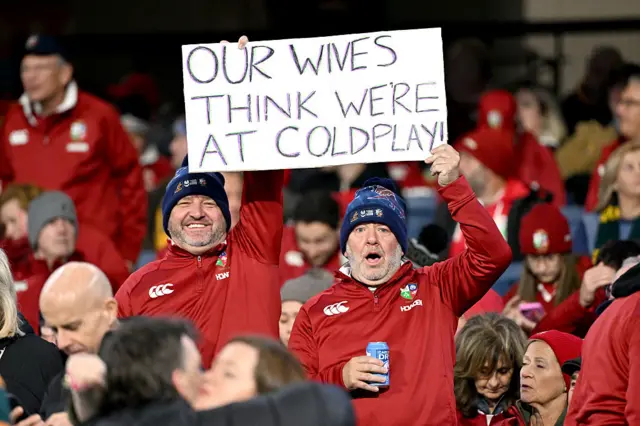 Lions fans show their support