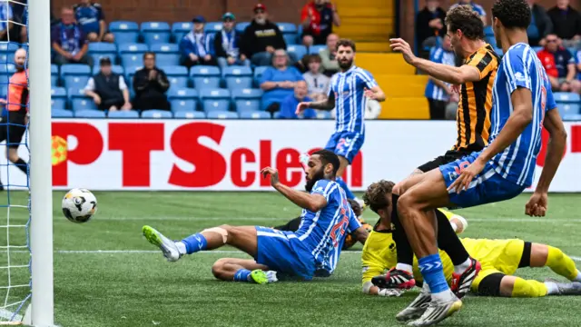 Djenairo Daniels scores for Kilmarnock against East Fife