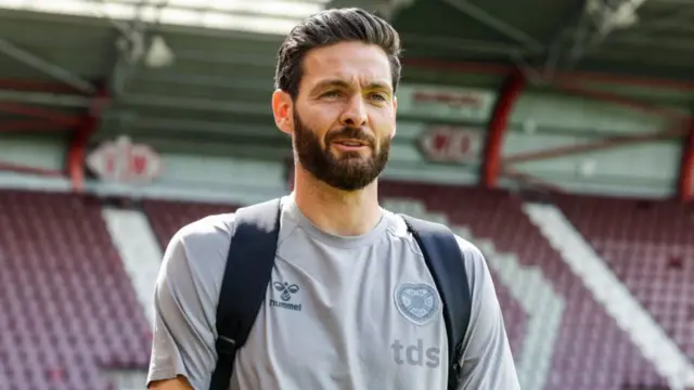 Hearts goalkeeper Craig Gordon