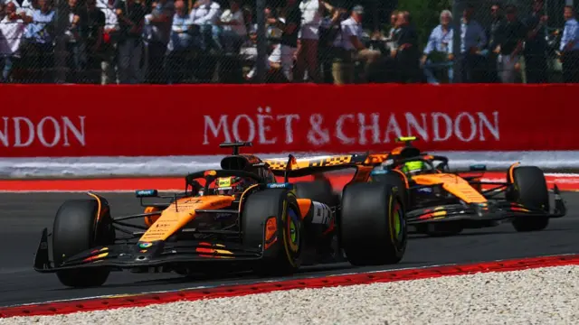 Piastri and Norris at the Sprint Race at Spa