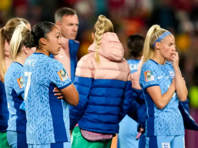 Lionesses look disappointed after World Cup loss in 2023 to Spain