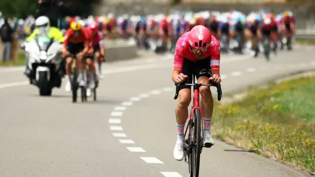 Kasper Asgreen during stage 20 of the Tour de France