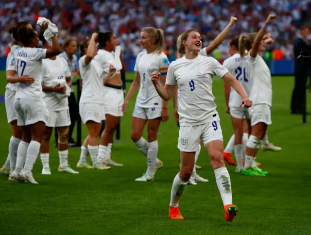 Ellen White celebrating