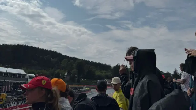 Blue sky at Spa