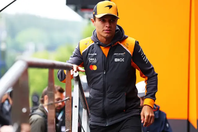 Lando Norris at the Belgian Grand Prix