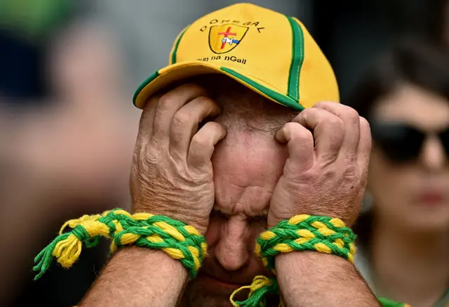 Donegal fan dejected