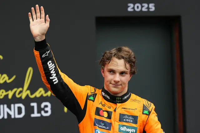 Oscar Piastri at the Belgian Grand Prix