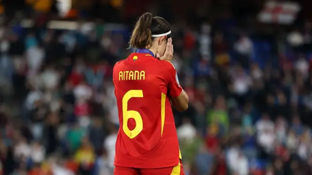 Bonmati upset after Spain's loss