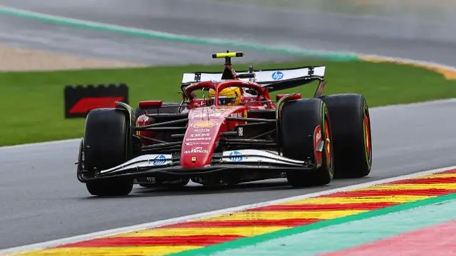 Lewis Hamilton at Spa