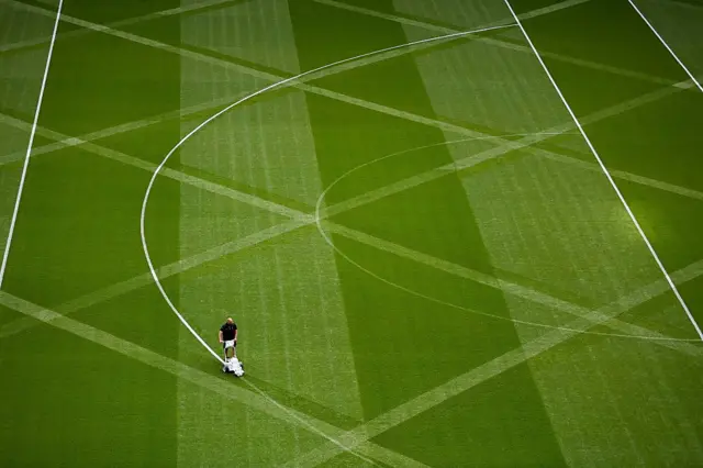 Pitch markings at Croke Park