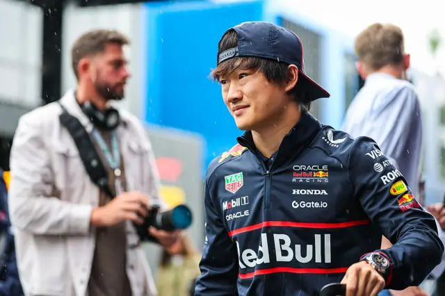 Yuki Tsunoda at the Belgian Grand Prix