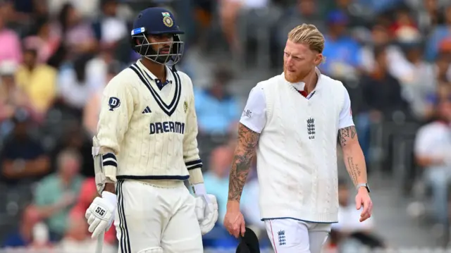 Ben Stokes and Washington Sundar