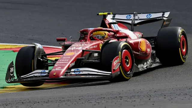 Lewis Hamilton at Spa