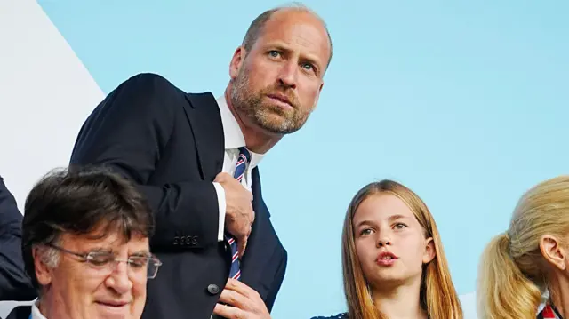 Prince William and Princess Charlotte