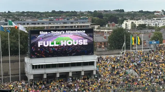 Half-time in Croke Park