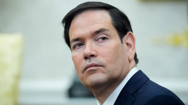 Close up photo of US Secretary of State Marco Rubio