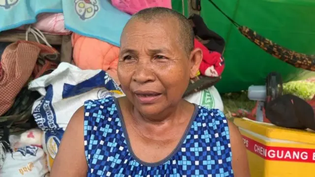 Lach Rim is hunkering down in Samraong with her elderly father