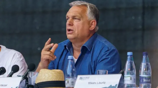 Viktor Orban, pictured this weekend