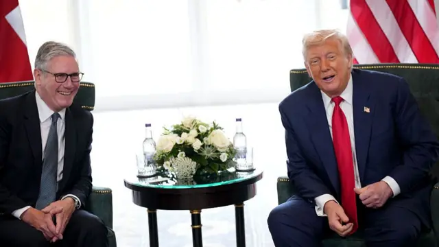 British Prime Minister Keri Starmer and US President Donald Trump
