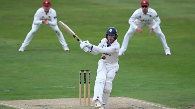 Northants v Derbyshire match action
