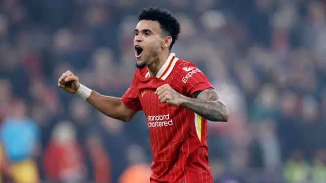Luis Diaz scores his hat-trick