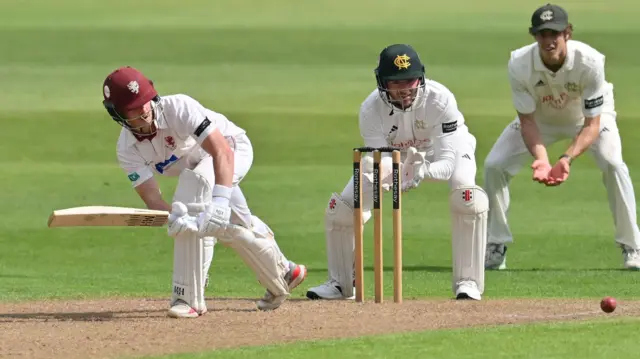 Tom Abell batting