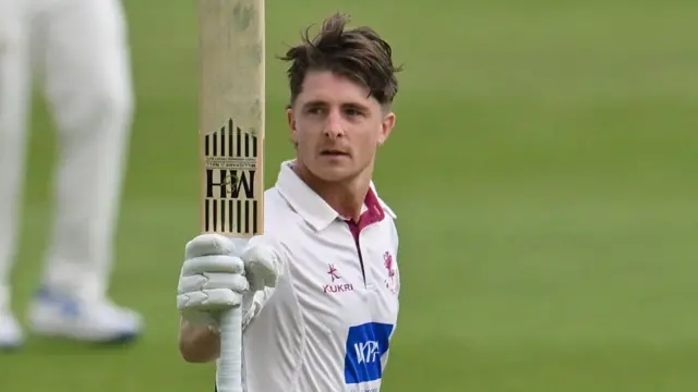 Tom Abell celebrates century