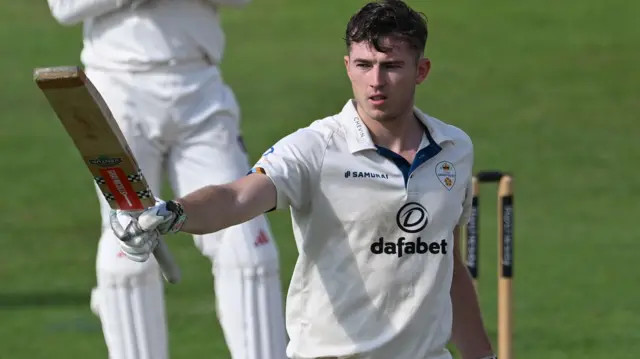 Martin Andersson celebrates century
