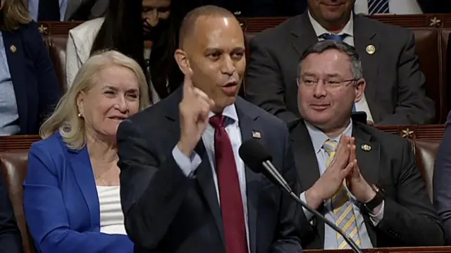 Democratic House leader Hakeem Jeffries