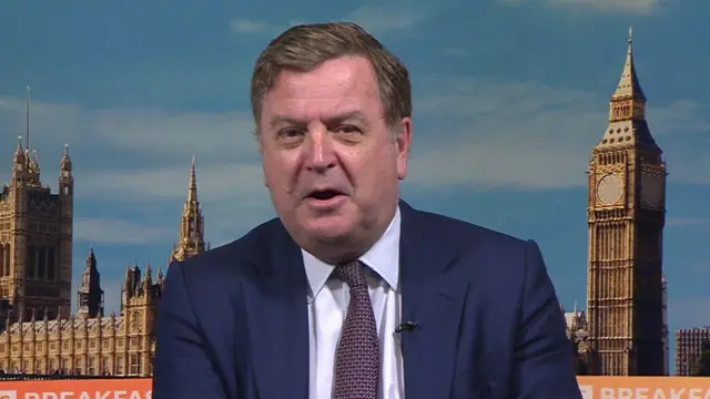 The Shadow Chancellor Sir Mel Stride