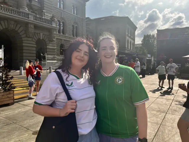 Ireland fans in Switzerland