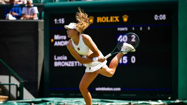 Mirra Andreeva in action