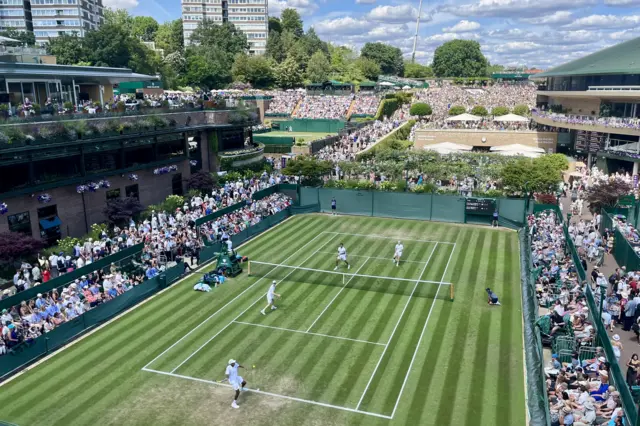 A view of court 14