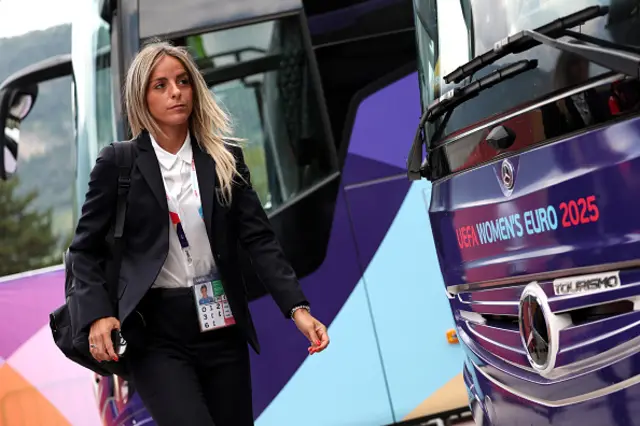 Martina Rosucci of Italy arrives