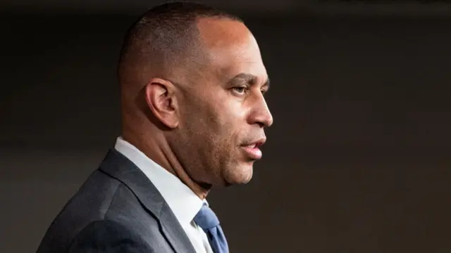 A file photo of Hakeem Jeffries